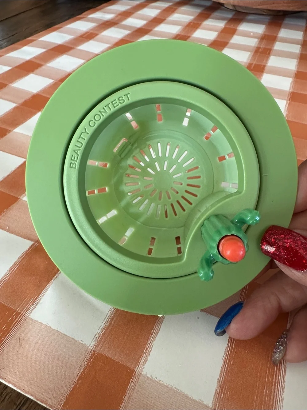 Cactus Sink Strainer - Green